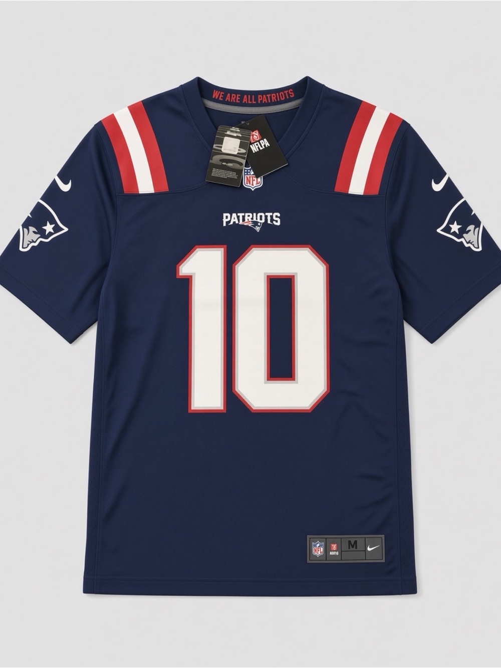 New England Patriots Mac Jones Nike Jersey Navy Blue NEW w tags Men's medium